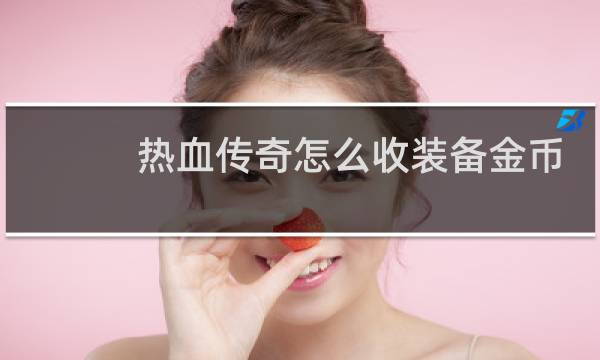 热血传奇怎么收装备金币