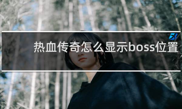 热血传奇怎么显示boss位置
