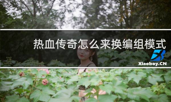 热血传奇怎么来换编组模式