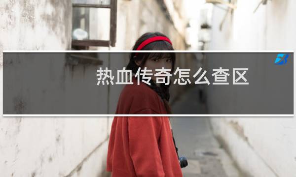 热血传奇怎么查区