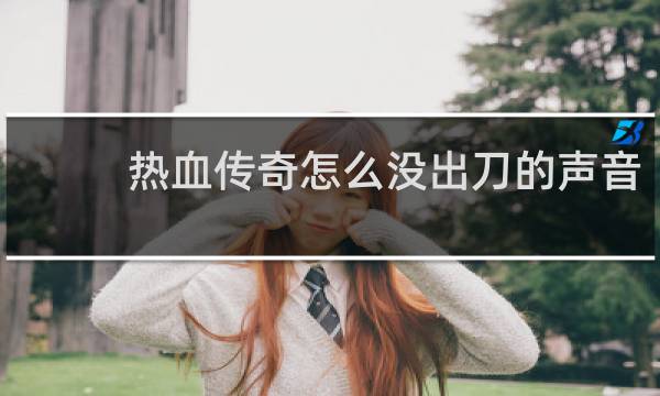 热血传奇怎么没出刀的声音