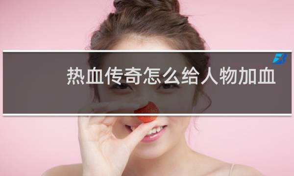 热血传奇怎么给人物加血