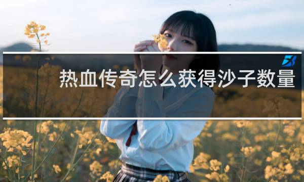 热血传奇怎么获得沙子数量