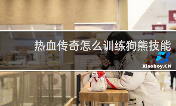 热血传奇怎么训练狗熊技能