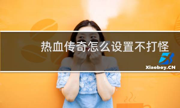 热血传奇怎么设置不打怪