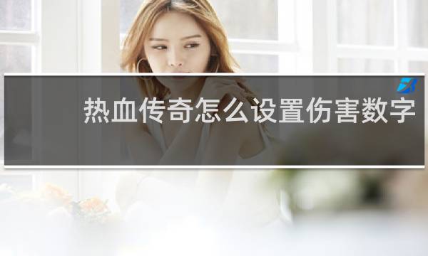 热血传奇怎么设置伤害数字