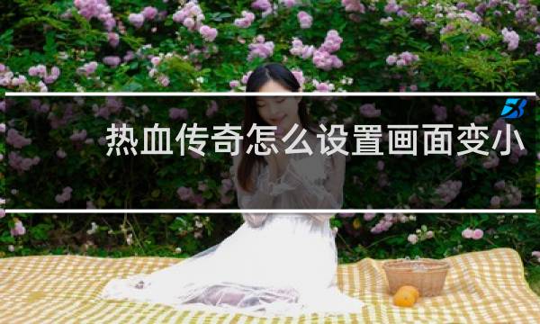 热血传奇怎么设置画面变小