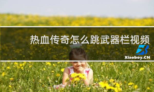 热血传奇怎么跳武器栏视频