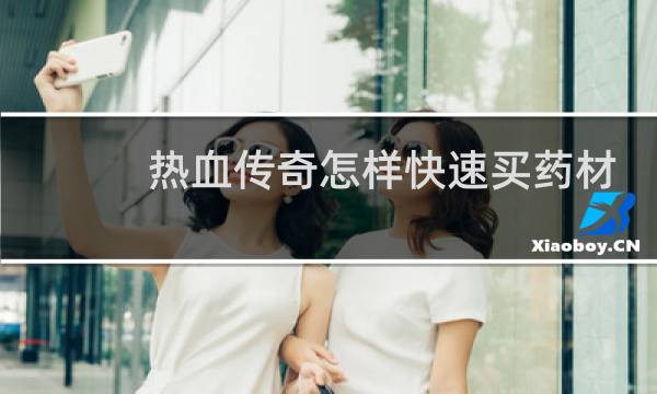 热血传奇怎样快速买药材