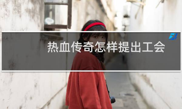 热血传奇怎样提出工会