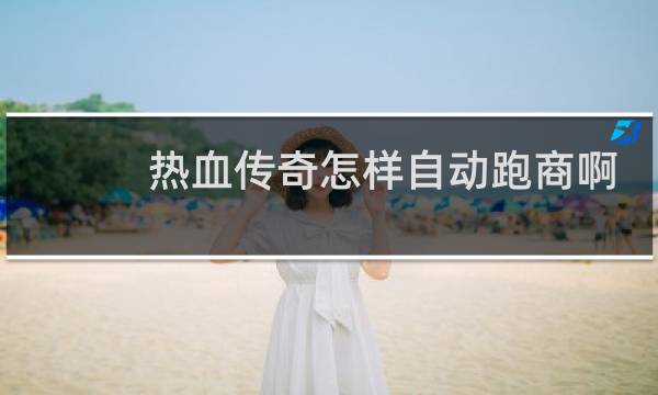 热血传奇怎样自动跑商啊