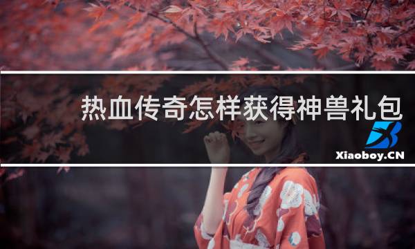 热血传奇怎样获得神兽礼包