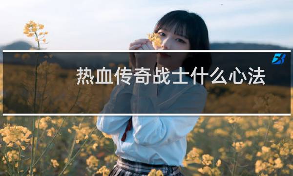 热血传奇战士什么心法
