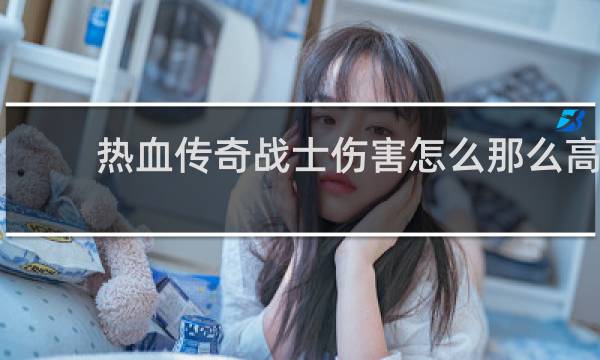 热血传奇战士伤害怎么那么高