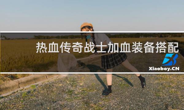 热血传奇战士加血装备搭配