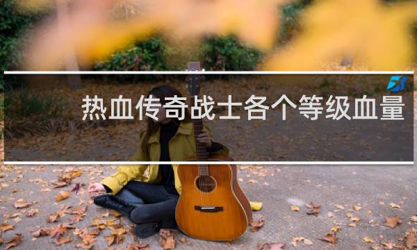 热血传奇战士各个等级血量