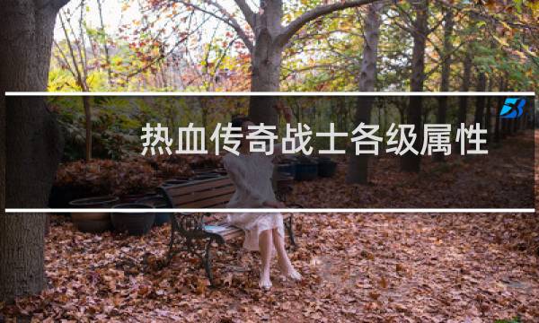 热血传奇战士各级属性
