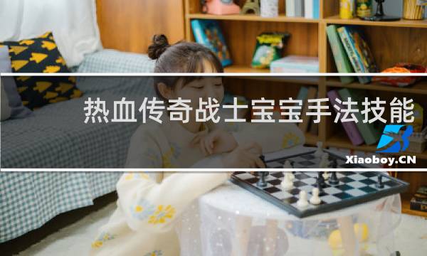 热血传奇战士宝宝手法技能