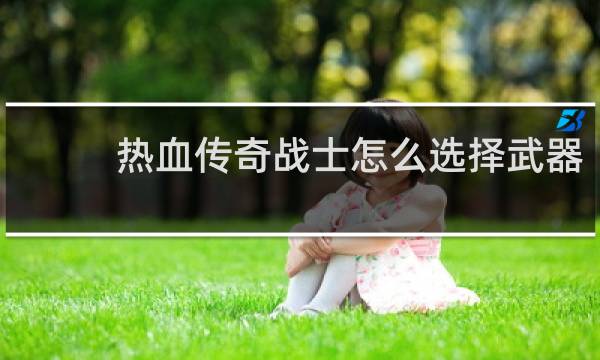 热血传奇战士怎么选择武器