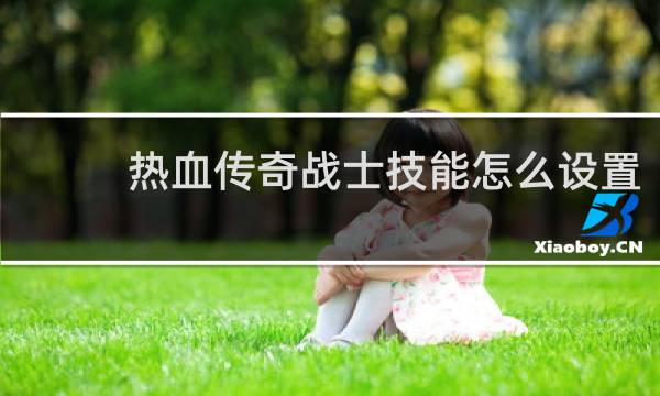 热血传奇战士技能怎么设置
