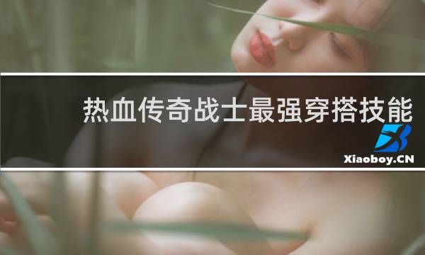 热血传奇战士最强穿搭技能