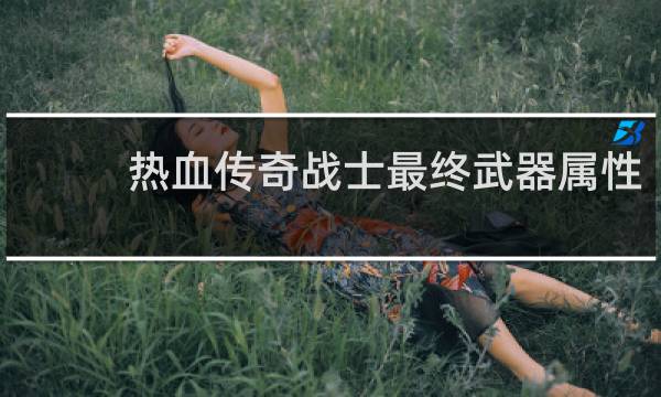 热血传奇战士最终武器属性