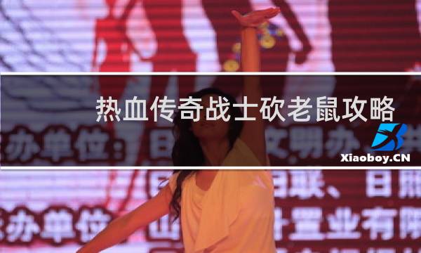 热血传奇战士砍老鼠攻略