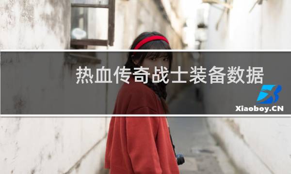 热血传奇战士装备数据
