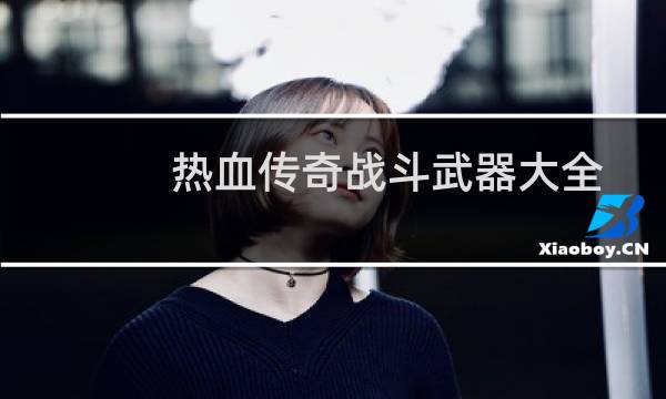 热血传奇战斗武器大全