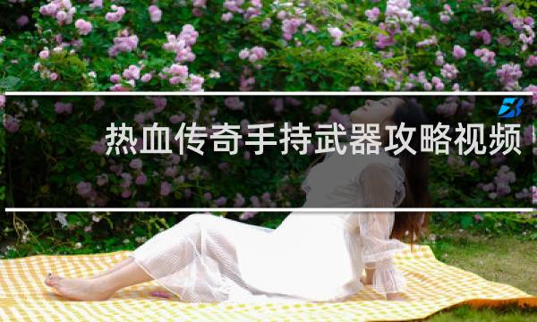 热血传奇手持武器攻略视频