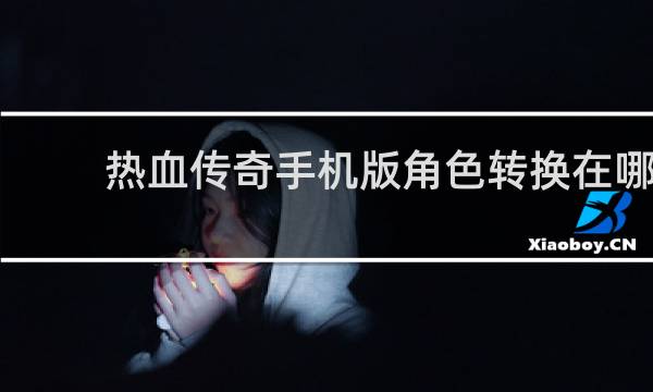 热血传奇手机版角色转换在哪