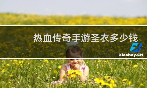 热血传奇手游圣衣多少钱