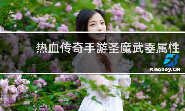 热血传奇手游圣魔武器属性