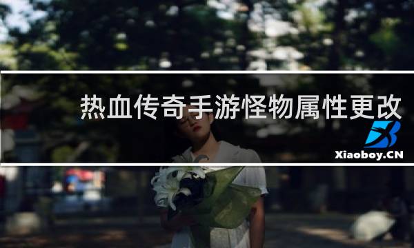 热血传奇手游怪物属性更改