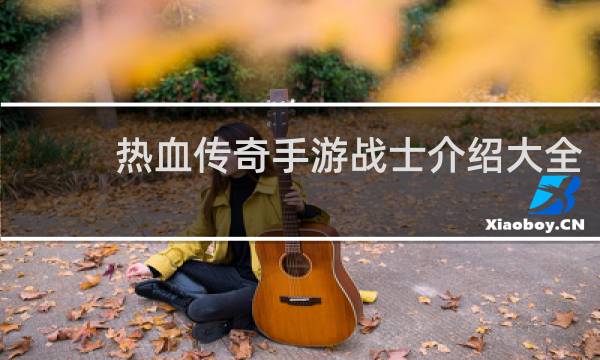 热血传奇手游战士介绍大全