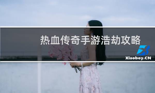 热血传奇手游浩劫攻略