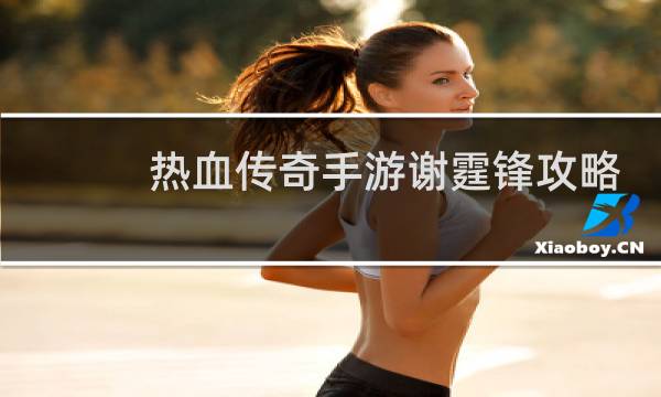 热血传奇手游谢霆锋攻略