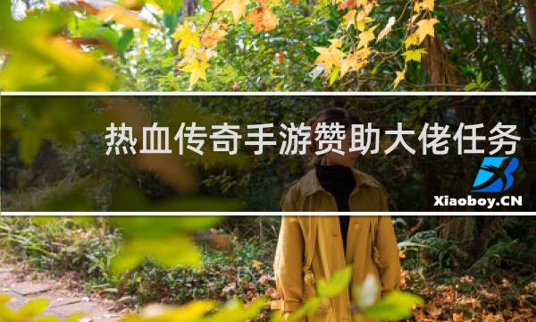 热血传奇手游赞助大佬任务