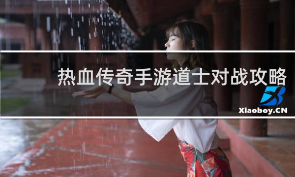 热血传奇手游道士对战攻略