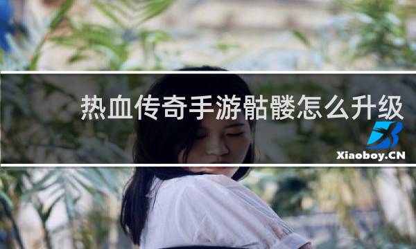 热血传奇手游骷髅怎么升级