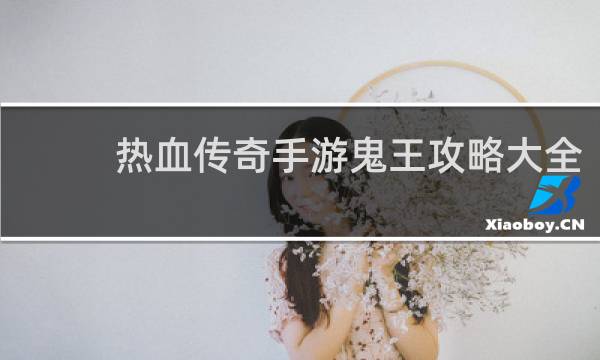 热血传奇手游鬼王攻略大全