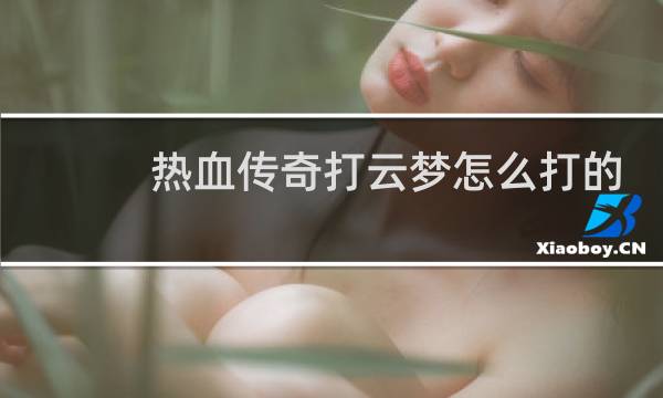 热血传奇打云梦怎么打的