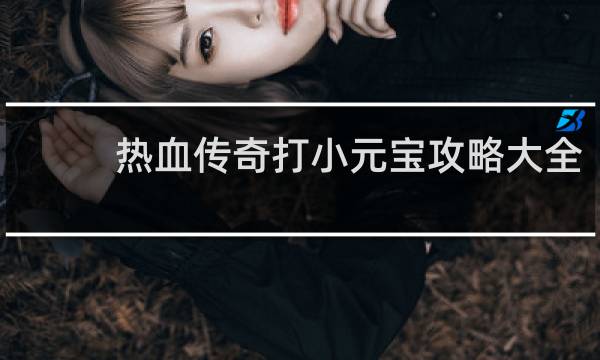 热血传奇打小元宝攻略大全