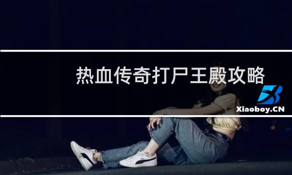 热血传奇打尸王殿攻略
