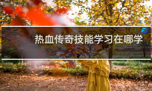 热血传奇技能学习在哪学