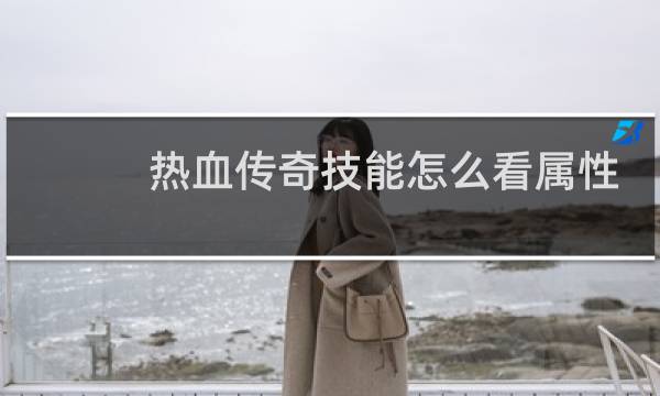 热血传奇技能怎么看属性