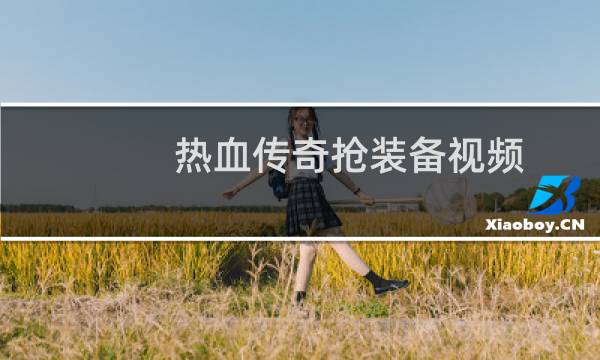 热血传奇抢装备视频