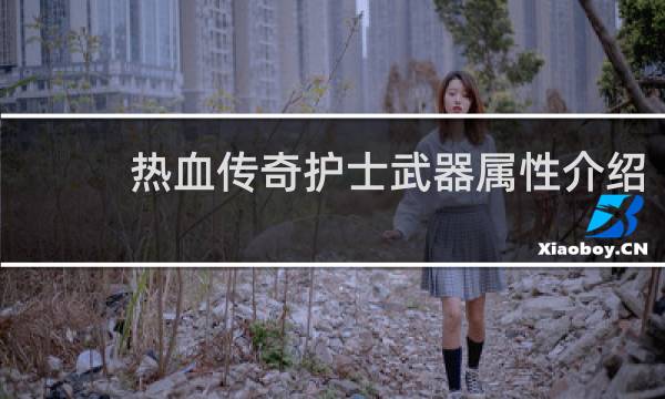 热血传奇护士武器属性介绍