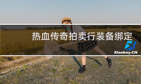热血传奇拍卖行装备绑定