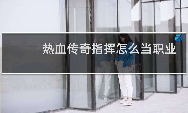 热血传奇指挥怎么当职业